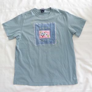 Road trip horse green shirt